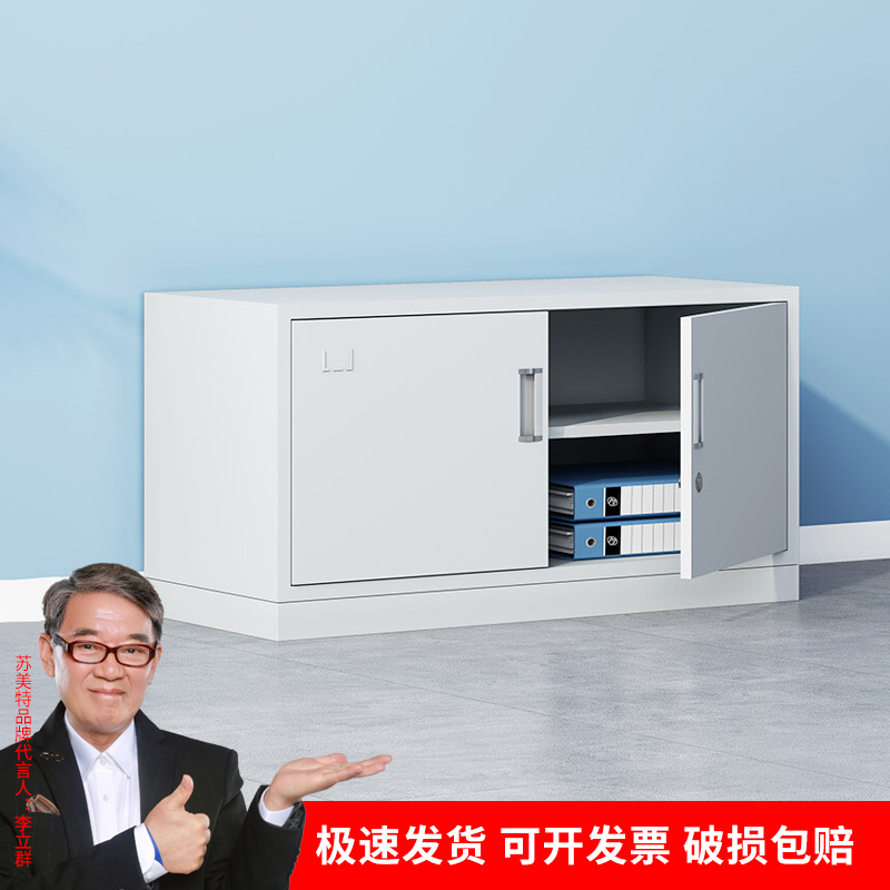 矮柜文件柜铁皮办公财务a4凭证柜资料储物档案柜分体单节柜加层板