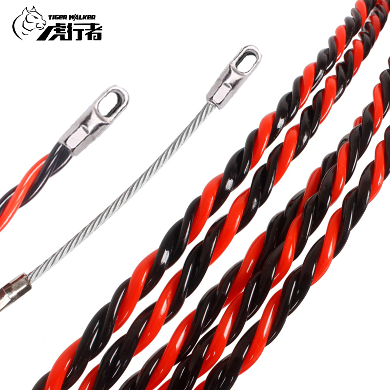 虎行者 大孔鸭嘴穿线器 电工电线网线穿管器 墙壁线槽引线器工具