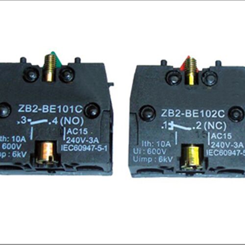 按钮触点 开关触点 ZB2-BE101 常开  ZB2-BE102 常闭