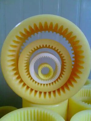 NL内齿联轴器水泵油泵尼龙套NL2/3/4/5/6/7/8/9/10齿轮增强内齿套