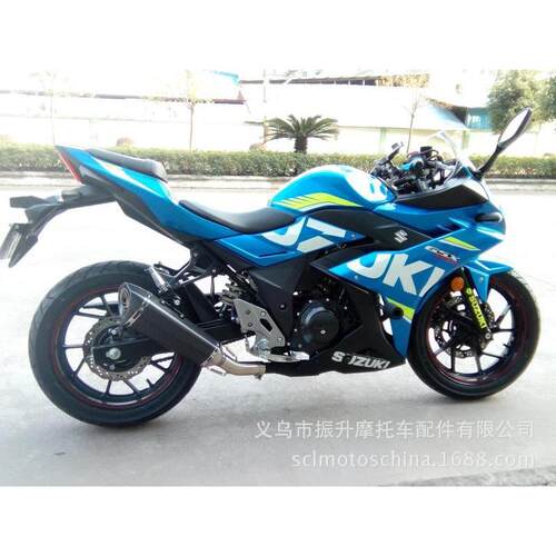 摩托车配件 适用于GSX250R改装排气管 gsxr650全碳纤维天蝎消声器
