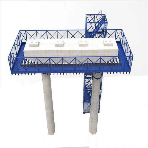 建筑施工盖梁平台箱式梯笼高空通道 桥梁施工梯笼深基坑安全爬梯