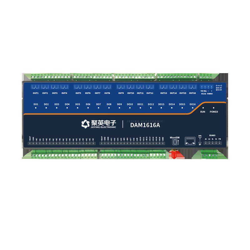 DAM1616A-MT 16路Lora无线继电器控制模块模拟量采集远程智能控制