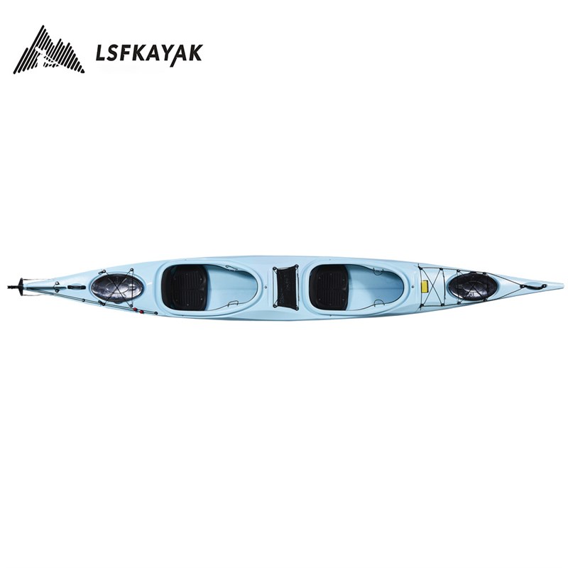 双人海洋舟 双人远洋舟 双人冲锋舟塑料海洋舟滚塑皮划艇塑料硬艇