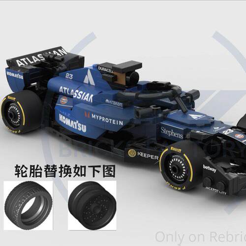 MOC-221744 F1威廉姆斯FW47 301片 轮胎替换如图 电子图纸