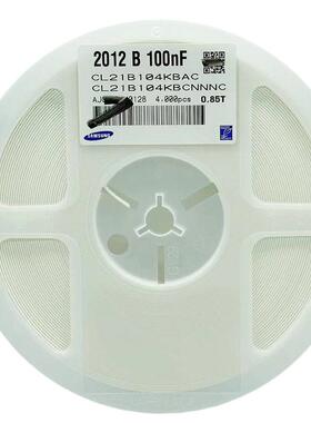原装贴片电容0805 0.1UF 100NF 104K 50V 10%X7R CL21B104KBCNNNC