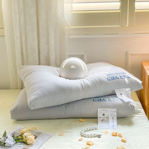 日本超软单人枕头家用学生宿舍3D超细纤维枕芯礼品枕跨境出口