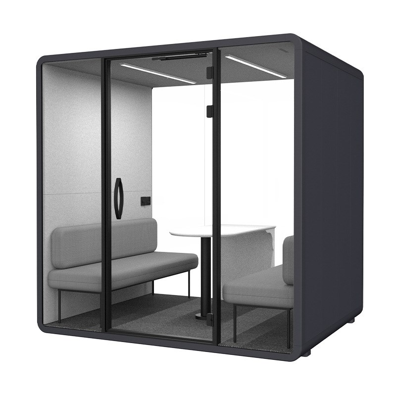 隔音房隔音舱直播移动静音仓室内隔音室共享办公会议室隔音洽谈室