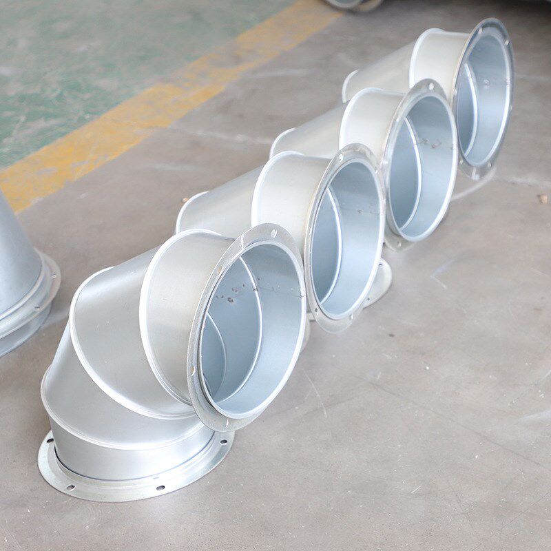 不锈钢90度60度45度风管弯头镀锌焊接风管弯头白铁皮螺旋风管配件