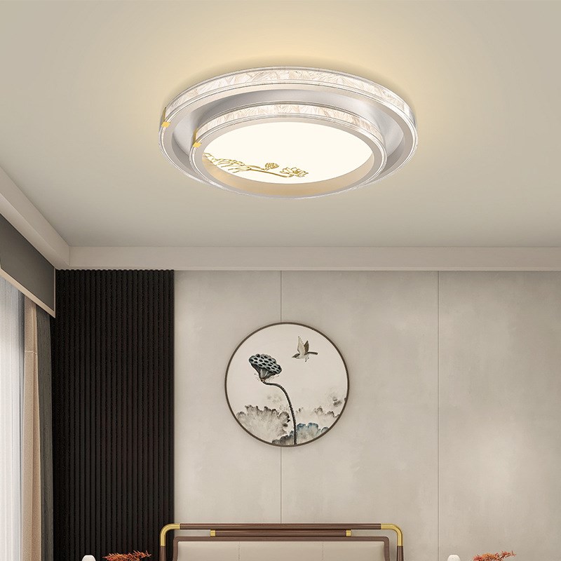 客厅吸顶灯新中式卧室书房灯简约现代大气主卧全屋灯具套餐组合灯