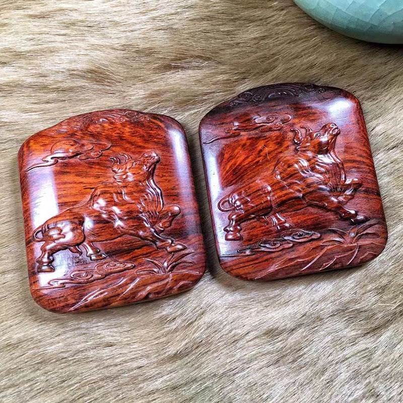 海南黄花梨木料扭转乾坤挂牌平安牌无事牌方牌挂件文玩吊坠子