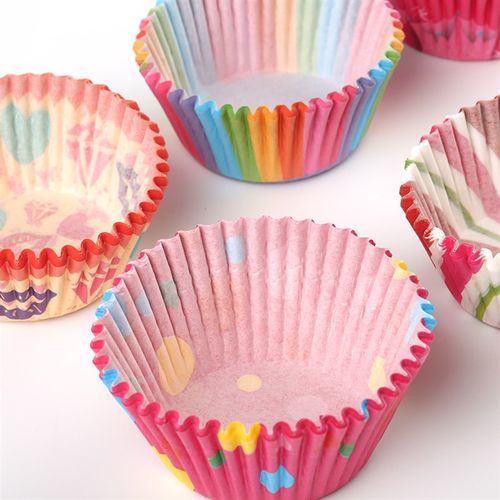 6cm耐高温雪媚娘圆形纸垫纸托 一次性印花防油纸托 蛋糕纸杯