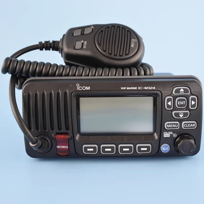 艾可慕IC-M324防水对讲机专业调频海事船用甚高频船台DSC电台功率