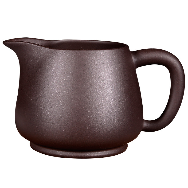 宜兴紫砂公道杯i茶壶功夫茶具茶道茶漏配件原矿紫泥公道杯