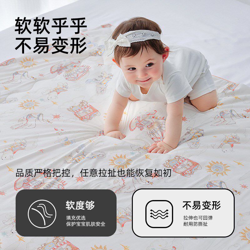 棉次元婴儿夏凉被宝宝被子凉感盖毯夏季A类幼儿园X儿童凉被薄款