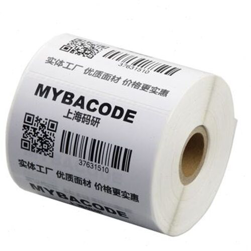 码研铜版不干胶条码标签纸7020 30 40 D45 50 60 80 85碳带单双三