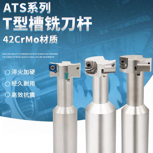 ATS槽型铣床刀杆T型槽端铣刀 T型数控刀杆ATS/XP-C25 32 40 50 21