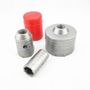 宏威工具油烟机空调水管穿打墙壁钻孔器钻头连接杆30—150mm套装