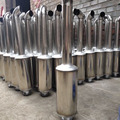 单缸柴油机加长不锈钢消声器常柴L28/S195/1115/1125消声器排气管