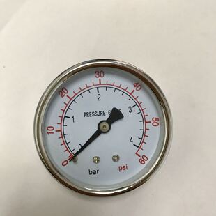 轴向压力表 60z 60psi 直径60mm 4bar 雷派 英文 螺纹ZG1