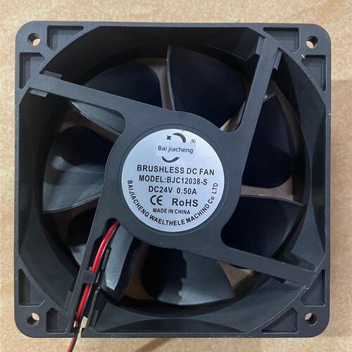百佳诚Bjc12038-S/B Dc24V/12V 0.50A工业机柜逆变散热风扇