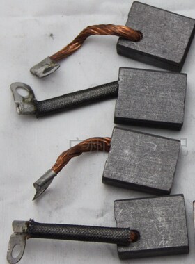 马达起动机碳刷 汽车电机电刷 25X19X9MM 一付4个 单线