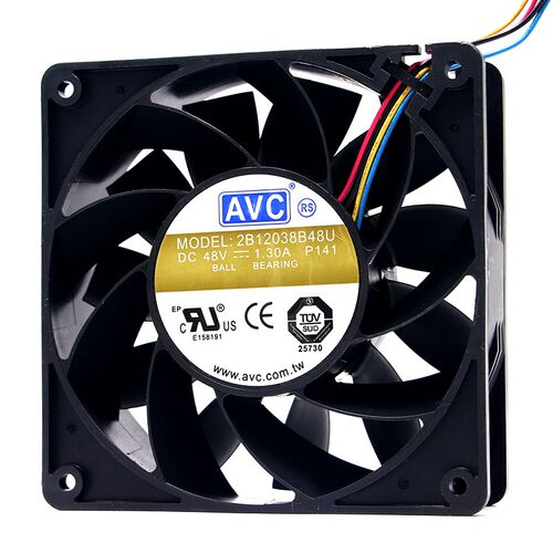 原装正品 AVC 2B12038B48U DC 48V 1.3A 直流散热风扇