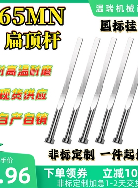 模具扁顶针(2*3/2*4/2*5/2*6)65mn国标推针定做国产61/skd61
