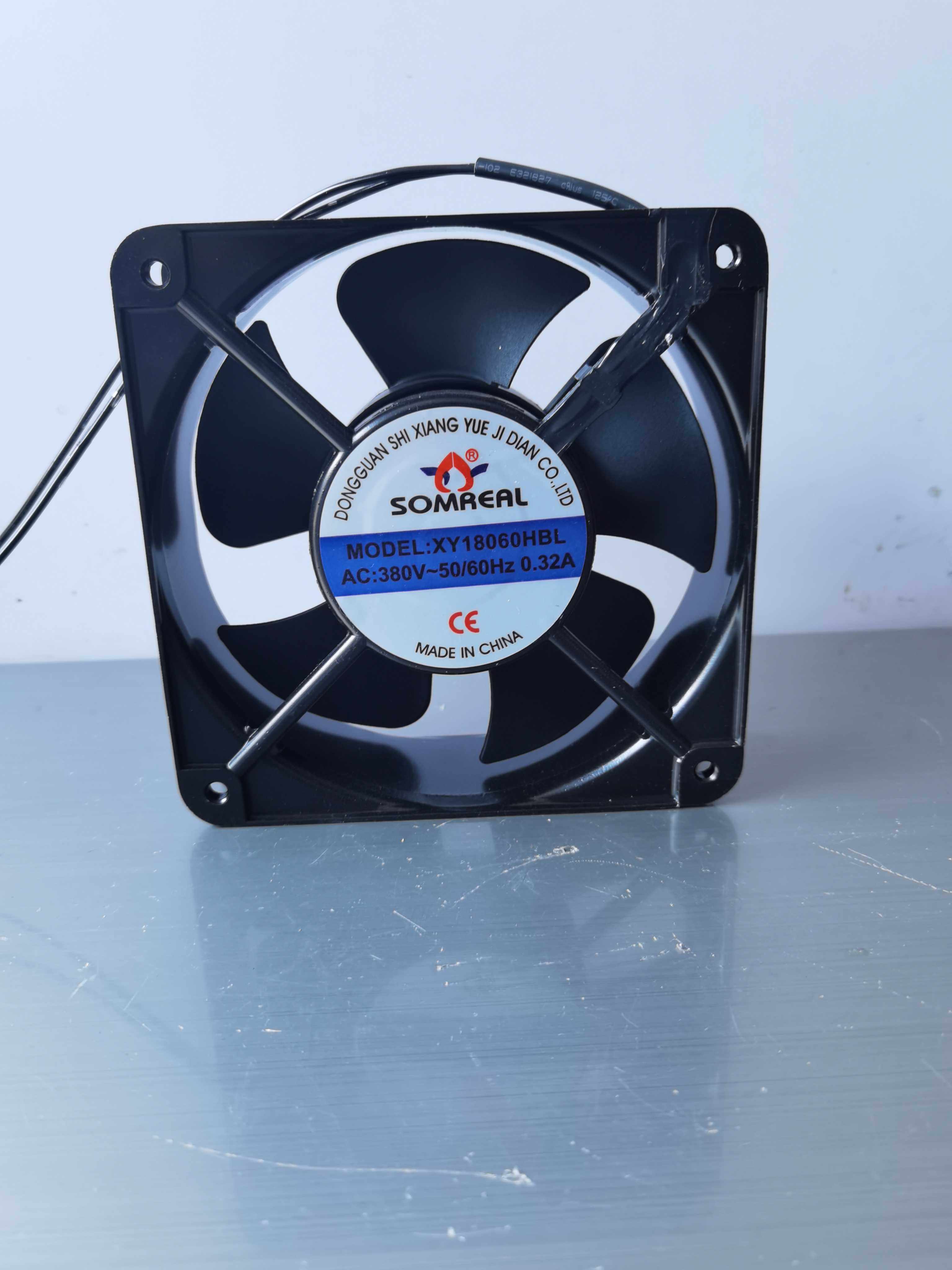 电磁灶电磁炉风机380V电磁炉散热风扇电机配件直径18CM风机马达