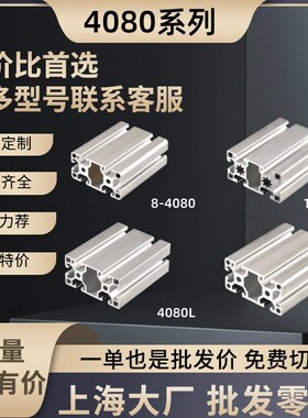 【4080铝型材】TG-10-t4080工业铝型材加工流水线机架用4080铝型