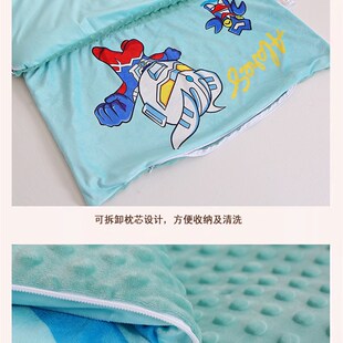 A类秋冬季加厚儿童睡袋婴幼儿园宝D宝防踢被子冬天午休豆豆被机洗