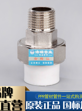 ppr外丝活接外牙活接头4分20水管配件6分25暖气片接头1寸32热熔管