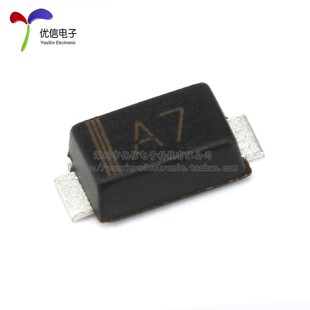 整流二极管 贴片1N4007W A7 1206封装  SOD-123FL(50只)