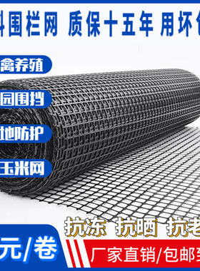 塑料围栏网隔离网菜园栅栏防护网家用户外拦鸡网圈玉米围网养殖网