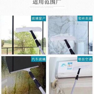 清洗门头广告招牌高处加长伸缩杆清E洁擦洗高层擦窗器玻璃外墙工