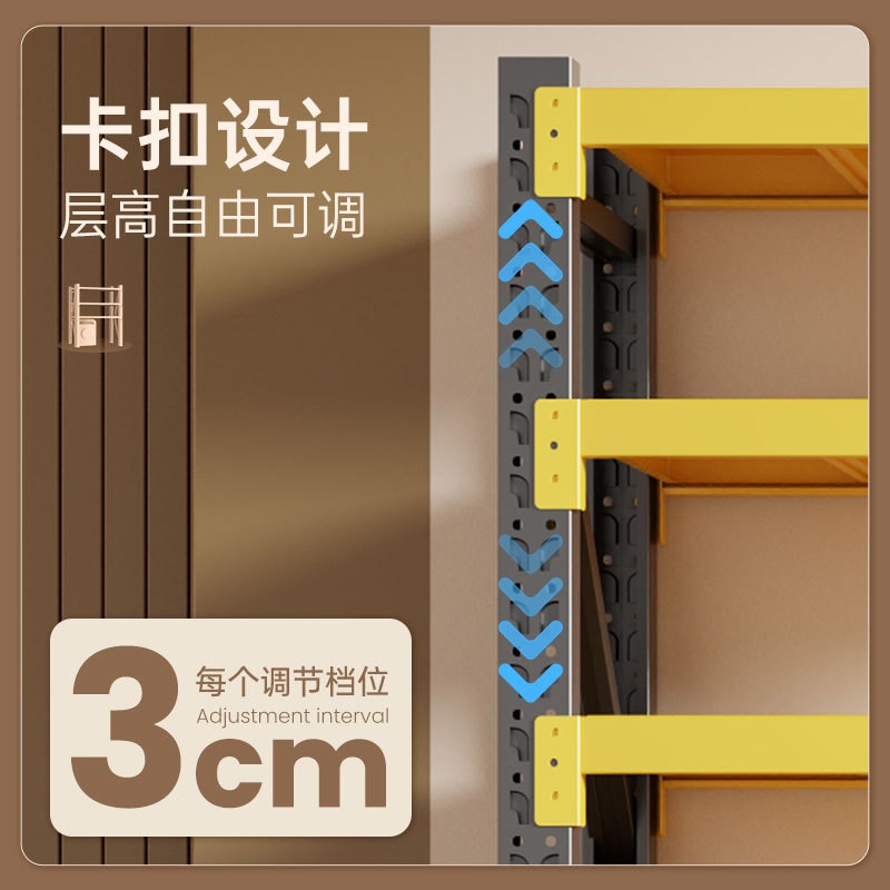 货架多层置物架超市快递展示架五金工具I储物架卧室阳台物品收纳