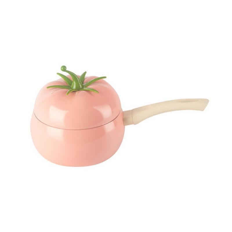 韩式泡面锅西红柿番茄炒r锅小奶锅不粘锅可爱煮面锅婴儿辅食锅汤