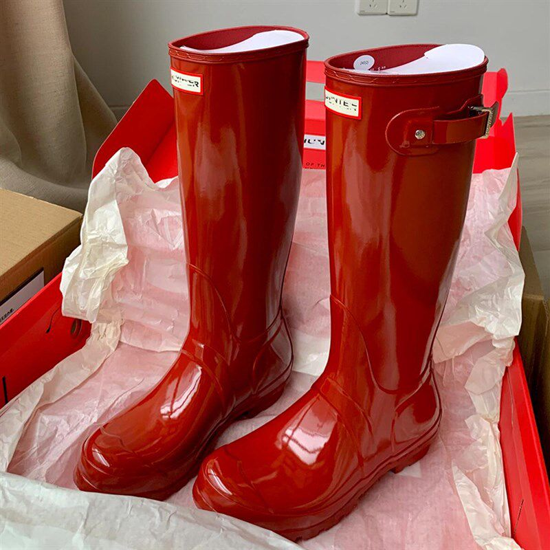 现货~高品质!防滑耐磨防水鞋雨靴女外穿2024时尚超软高筒靴雨鞋