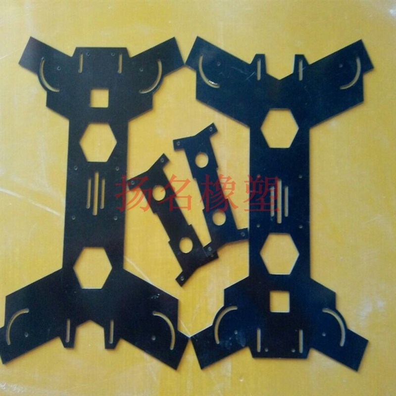 进口黑色玻纤板航模机架定制板绝缘板耐高温板FR4环氧板加工切零