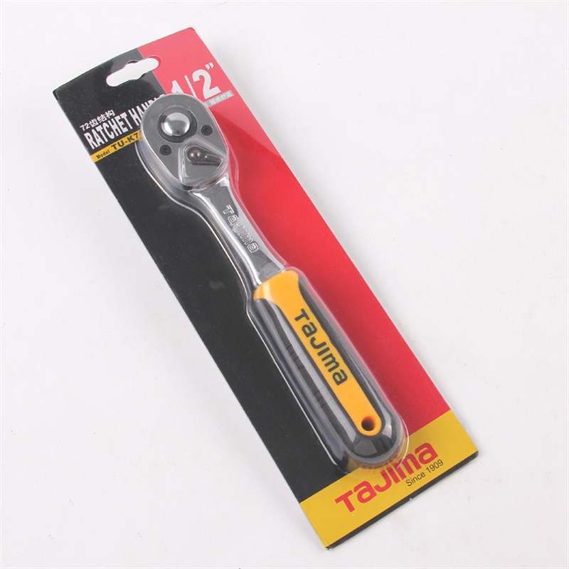 TAJIMA 田岛工具 1/4软柄72齿快速脱落棘轮扳手TX-K72 TW-K72