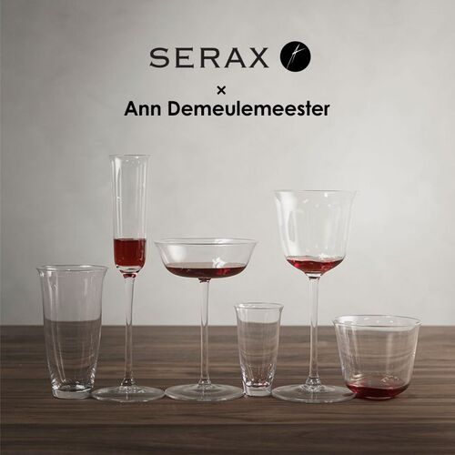 比利时Serax AnnDemeulemeester红白葡萄酒杯水晶玻璃杯子香槟杯