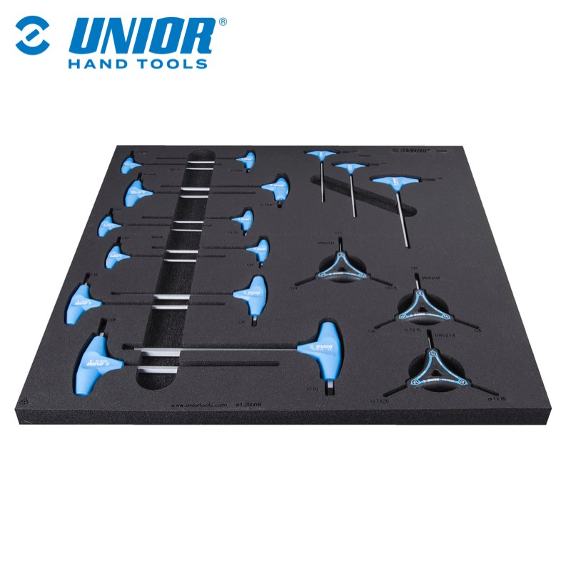 UNIOR T型内六角扳手单个T6-T45螺丝刀T型握把式Torx梅花扳手