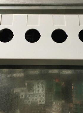 22MM孔径按钮开关盒BX4-22四位孔控制盒防水按钮盒尺寸72mmX195mm
