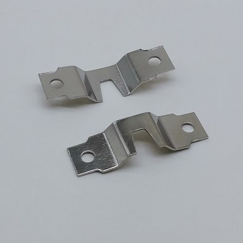 压型挂十字绣五金相框配件两孔背板金银横直条挂钩20套