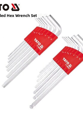 欧洲YATO易尔拓汽修工具7件套加长内六角扳手组套YT-58824 58826