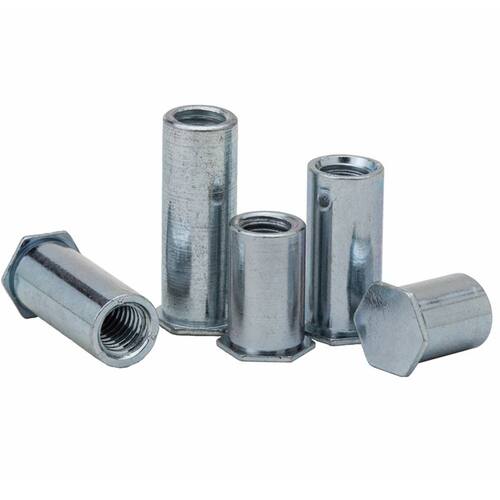 盲孔压铆螺柱压铆螺母柱六角镀锌压板螺母螺套BSO-M2M2.5M3M4M5M6