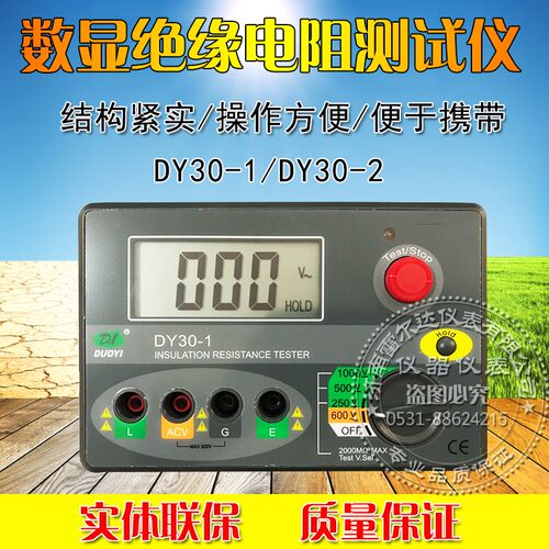 包邮 多一数字式绝缘电阻测试仪DY30-1 DY30-2 数字兆欧表 量大优