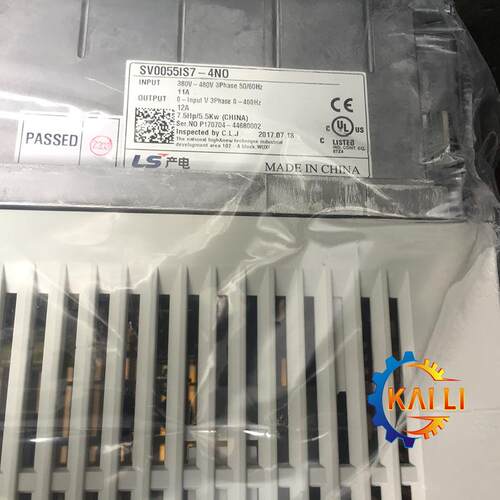 原装LG/LS产电SV0037IS7-4NO.H风机水泵型变频器3.7KW不带面板