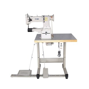 宇博牌工业缝纫机 厚料皮革包边缝纫机 手袋厂专用筒形8B中嘴高车