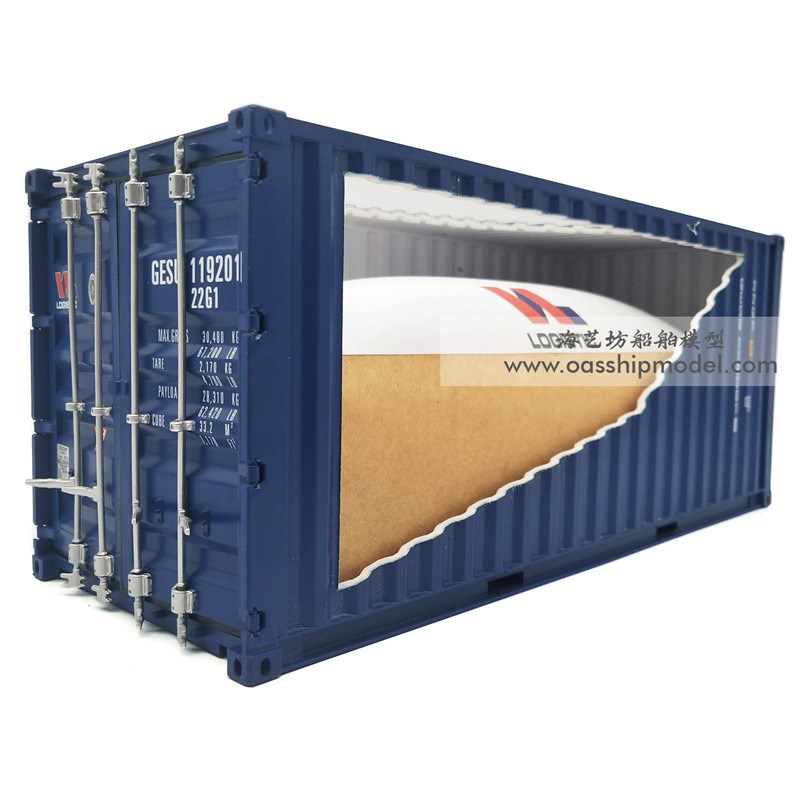 20GP LOGISTIC液袋集装箱模型logo定做液袋货柜模型海艺坊船模工